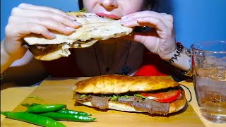 ASMR Turkish DONER - Et Doner - Video anında başıma gelen felaket ?Eating Sound