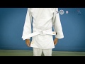 How to wear the judogi and how to put the shoes neatly