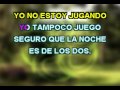 Daddy Yankee Ft. Natalia Jimenez - La noche es de los 2 / Karaoke / CDG / AVI / HD