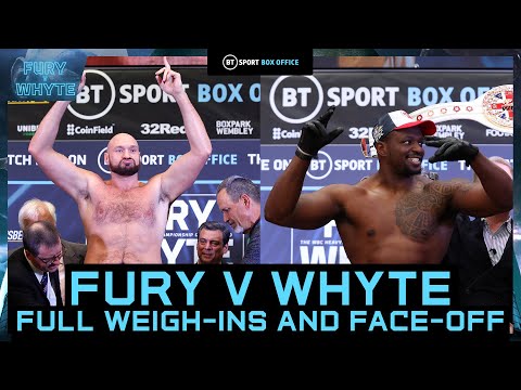 LIVE: Tyson Fury v Dillian Whyte Weigh-Ins