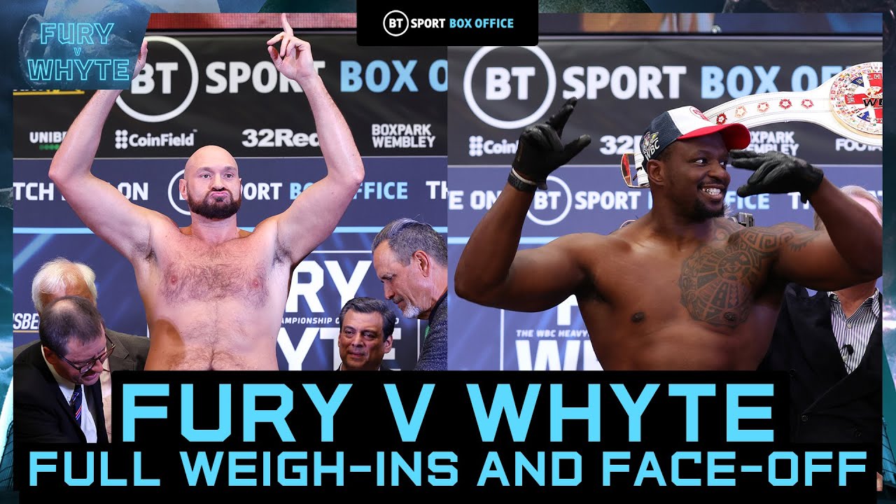 Tyson Fury v Dillian Whyte Weigh-Ins Full Live Stream Here We Go!