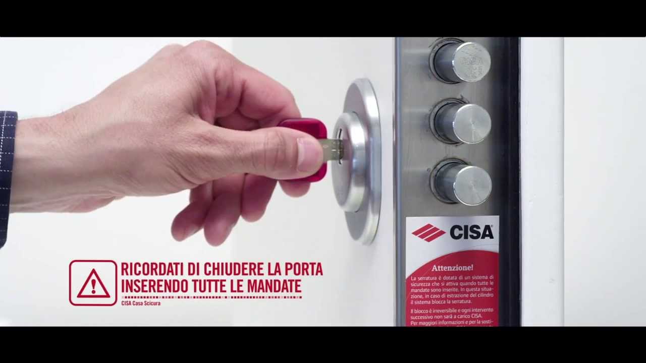 Cisa casa sicura, soluzioni per la sicurezza della porta blindata ... Nuove serrature per porte blindate