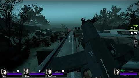 Left for Dead 2 with Mods on my old Laptop on LINUX