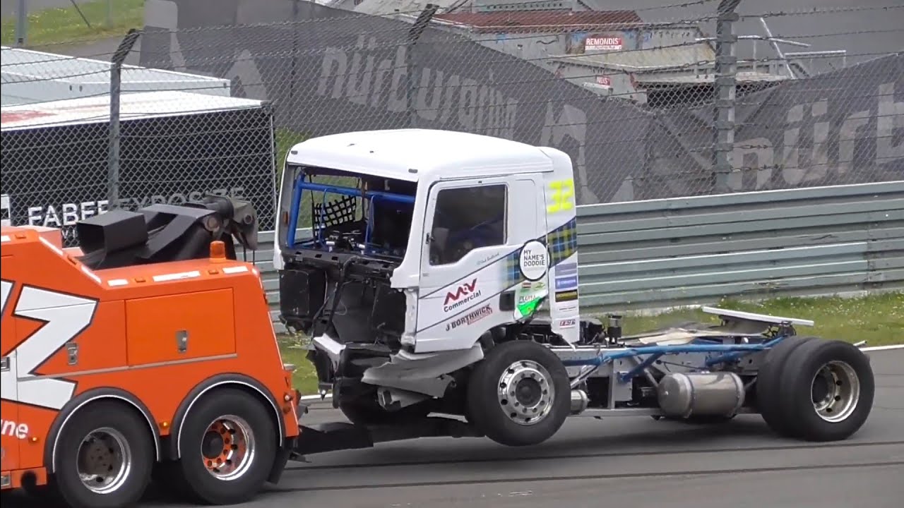Truck Grand Prix Nürburgring 2024: DTR/ADAC Mittelrhein Cup Huge Crash, Battles & Action