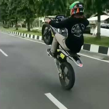 story wa klx Supermoto wheeli versi lagu kimi notoriko 2021