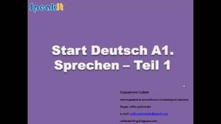 Start Deutsch 1 Sprechen Teil 1 RUS