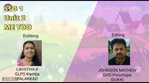 Reflection: STD 1, Unit 2,Me Too part:1