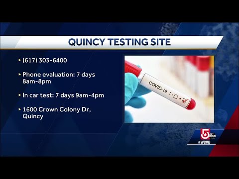 Drive-thru testing sites opening in Quincy