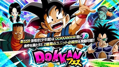 DOKKANFEST PATH TO POWER KID GOKU SUPER ATTACKS & ACTIVE SKILL ANIMATION! DBZ: DOKKAN BATTLE