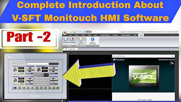 How to Create Project in V-SFT Software Monitouch HMI. Complete introduction about Software.