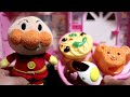 アンパンマン　アニメ　カバオ君がアンパンマンコンビニでアイスクリームを買うよ　パパとお人形遊び　メルちゃん　おもちゃ
