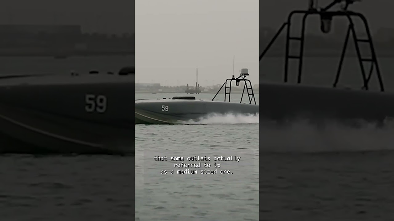 The Navy's "SMALL" drone boats are up to 38 FEET LONG