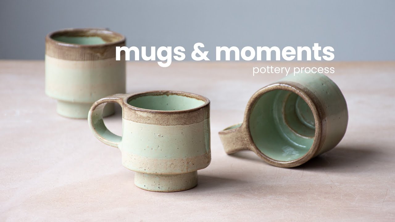 How to make a handmade ceramic mug: step by step pottery tutorial