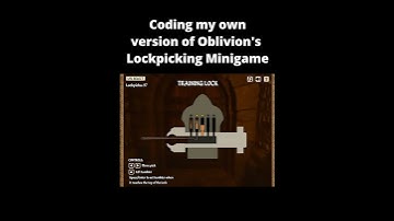 Oblivion Lockpick Simulator