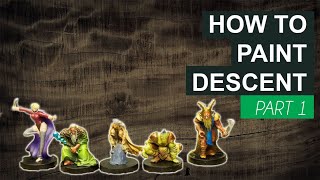 How to paint descent board game Airbrush Painting Tutorial Part1