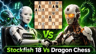 Stockfish 18 Sacrifices Three Kingside Pieces Back to Back to Dismantle Dragon