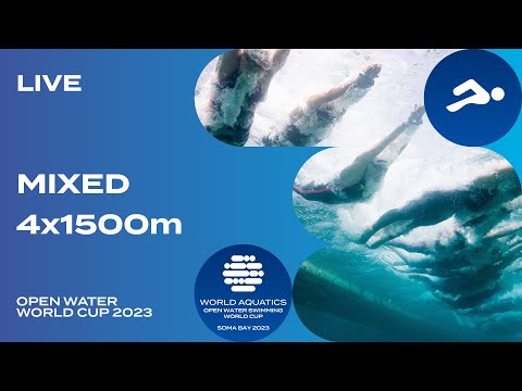 LIVE | Mixed Team 4x1500m | Open Water World Cup 2023 | Soma Bay