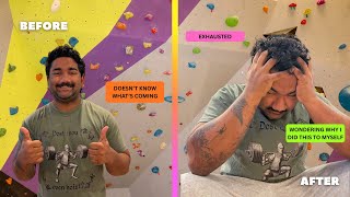 I gave myself 30 days to get from a V1 to a V5 bouldering climb