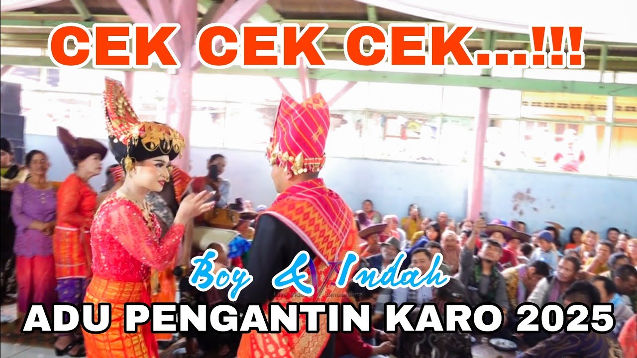ASIKKAN AJA...!!! | ADU PENGANTIN KARO 2025 | BOY & INDAH... MUSIKKNYA Alex Ginting