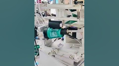 Cup labeling machine semi automatic roll labels application equipment for conical container