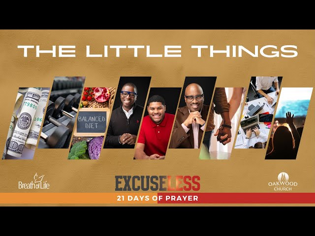 The Little Things | ExcuseLess 21 Days of Prayer class=