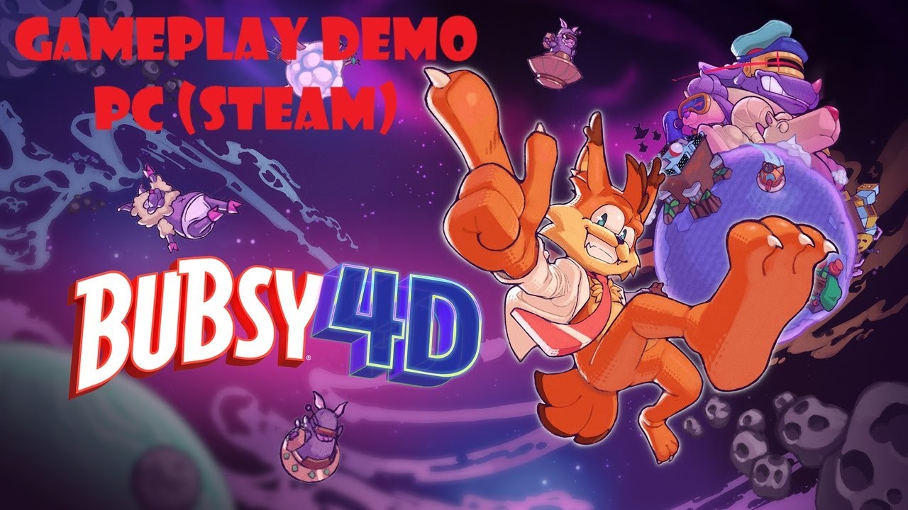 Bubsy 4d (Demo English) de PC (Windows 11) (Next Fest Steam Octubre 2025). Gameplay