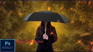 Black - Umbrella Manipulation Tutorial Effects  (Girl) |  Manipulation Tutorial Effects screenshot 5