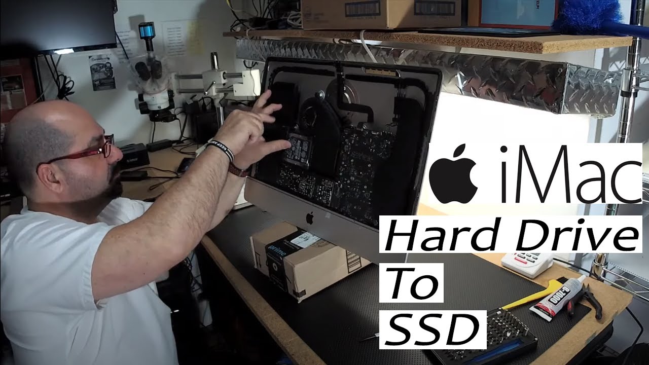 iMac A1418 2014 HDD to SSD Replacement - YouTube