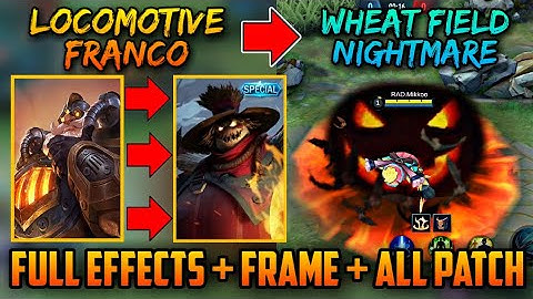 FRANCO SEASON SKIN TO WHEATFIELD NIGHTMARE SKIN SCRIPT | BACKUP + FRAME | NO BAN ALL PATCH NO ERROR