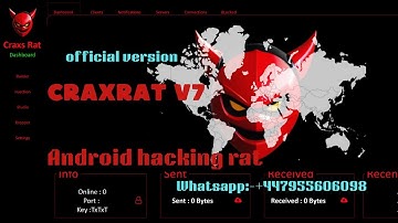 CRAxRAT v7 Official Version | Advanced droper + FUD Builder + Remote Access Tool 2025|#craxrat