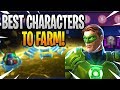 THE BEST CHARACTERS TO FARM! - DC Legends: Battle For Justice