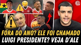 🔴⚠️ INTER TOMA DECISÃO! ELE ESTÁ FORA DE 2025? JOIA GANESA FOI / LUIGI PRESIDENTE? / D'ALE SE IRRITA