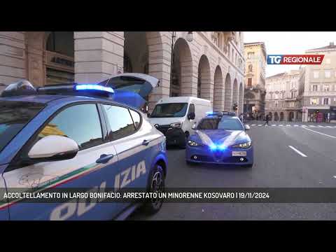 ACCOLTELLAMENTO IN LARGO BONIFACIO: ARRESTATO UN MINORENNE KOSOVARO | 19/11/2024