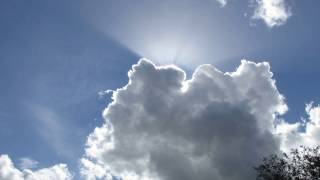 Sun rays through the clouds