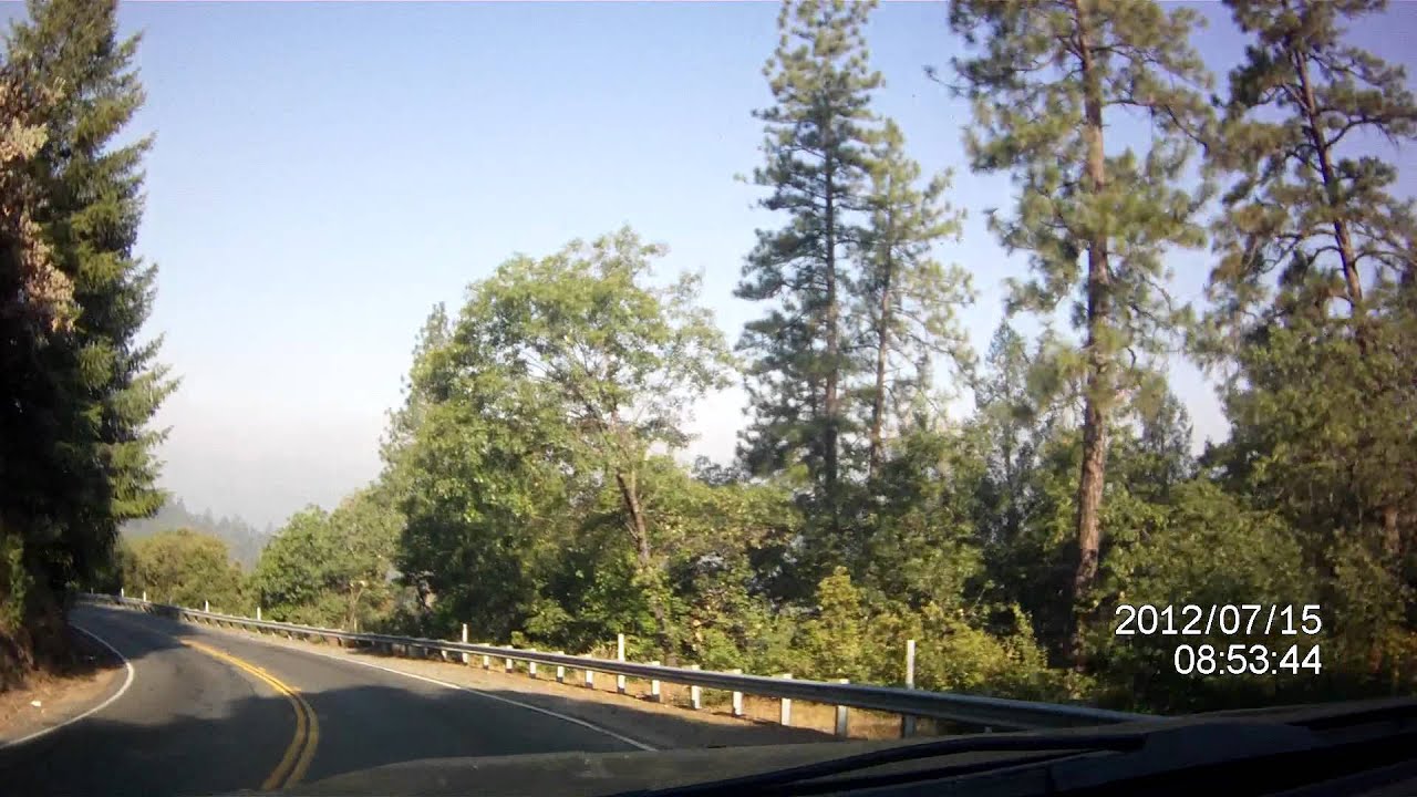 Hwy 49, Cool to Auburn, during the Robbers Fire