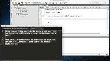 Exemplo criação de um cliente de web services SOAP