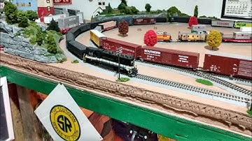 HO Scale 4 by 8ft Train Layout Build! The Southern Central System! Adding Mtns and Landforms! ENJOY!