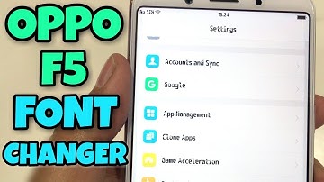 Oppo F5 Font Changer | Change Fonts In Oppo F5 By Technology Master