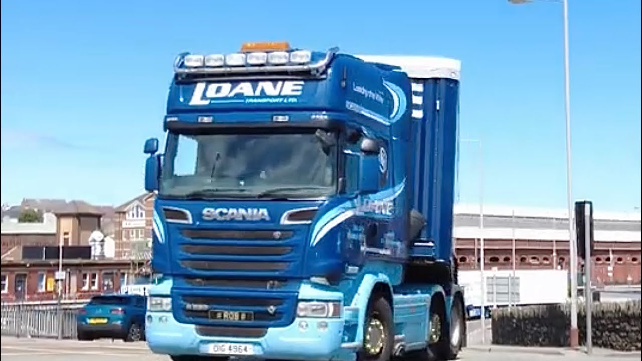 Irish Lorries at Holyhead Port, Saturday the 2nd of July 2022