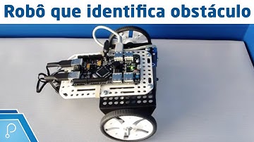 Robô que identifica obstáculo