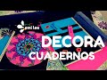 DECORA TUS CUADERNOS+BOLSITA PARA COLORES - EO019