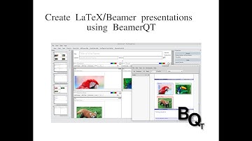 Visually create Beamer/LaTeX presentations with BeamerQT