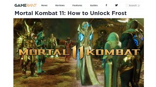 Mortal Kombat 11 - How to Unlock Frost!