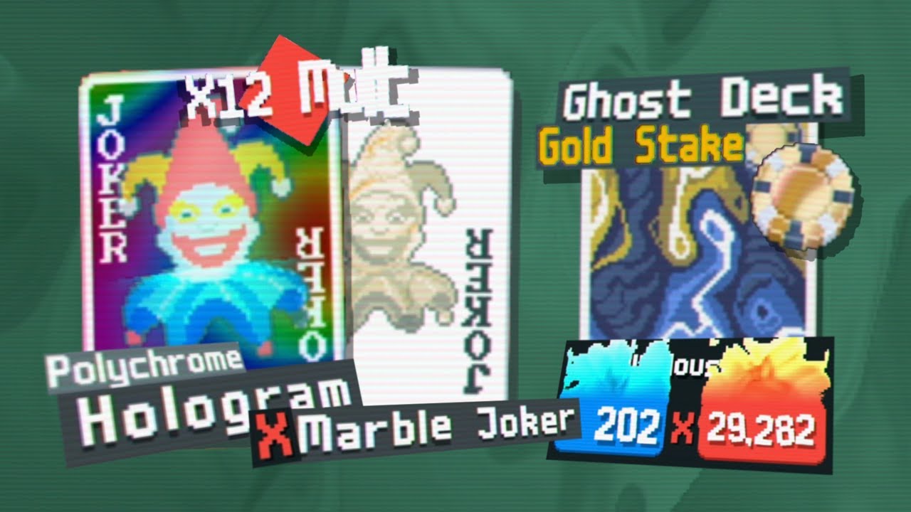Balatro - Gold Stake [1] | Ghost Deck [1] | Unseeded | Full Gameplay ...