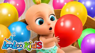 Johny Johny Yes Papa - Learn Colors with Balloons 3 - Nursery Rhymes &amp; Kids Songs - LooLoo Kids