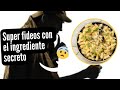 RECETA de FIDEOS muy RICOS con ingrediente SECRETO 🔥#fideos #recetas #recetasfaciles
