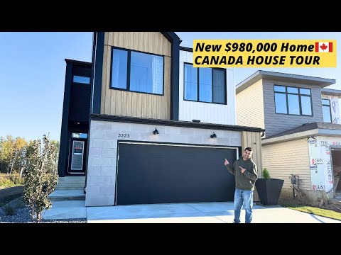 Canadian Houses| Inside A $980,000 House In Canada|life In Canada|house In Edmonton, Ab