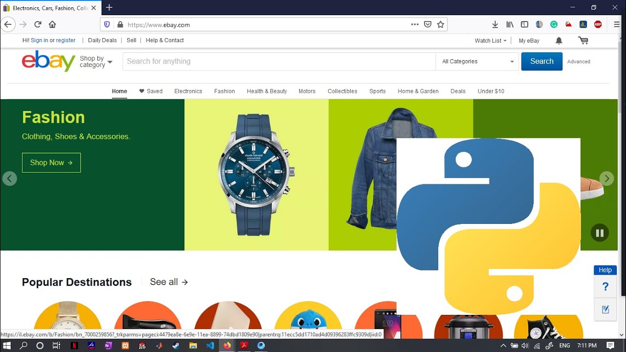 Buying Potato On Ebay Using Python+Selenium - YouTube