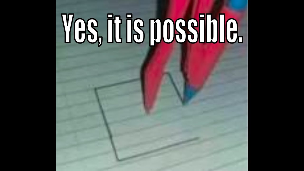 Drawing a perfect square with a compass - YouTube