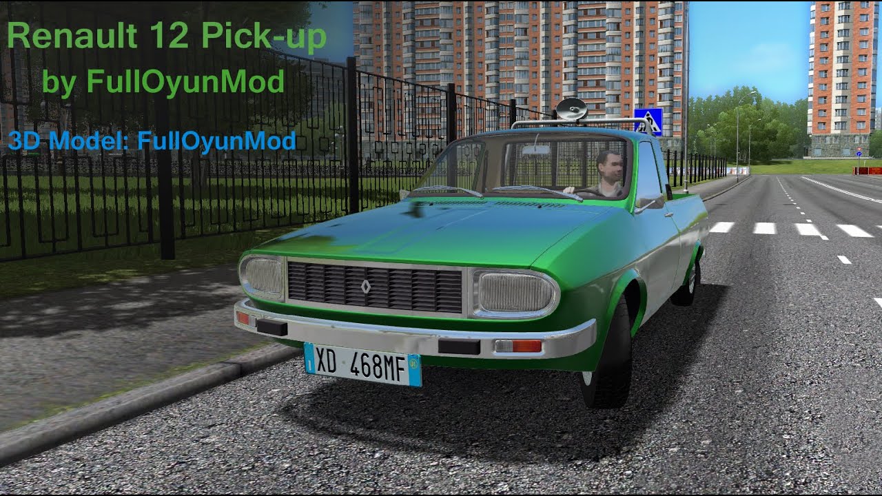 City car driving renault